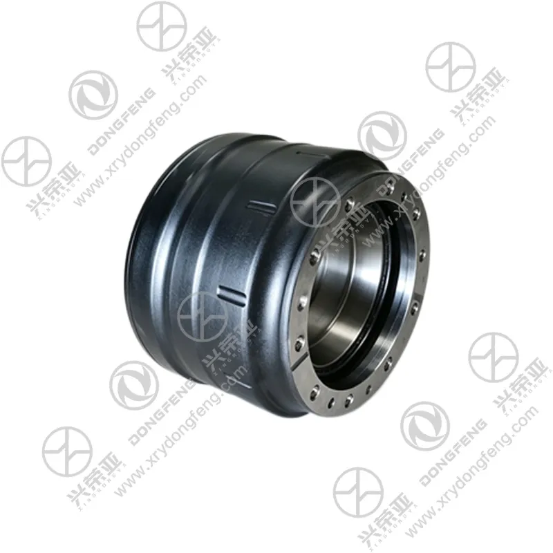 Side view of brake drum HD90149340280 for HANDE AXLE Dongfeng KC heavy‑duty truck