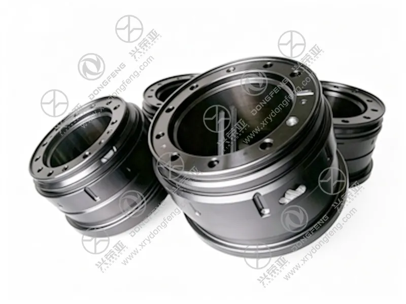 Group shot multiple brake drum HD90149340280 for HANDE AXLE Dongfeng KC heavy‑duty truck