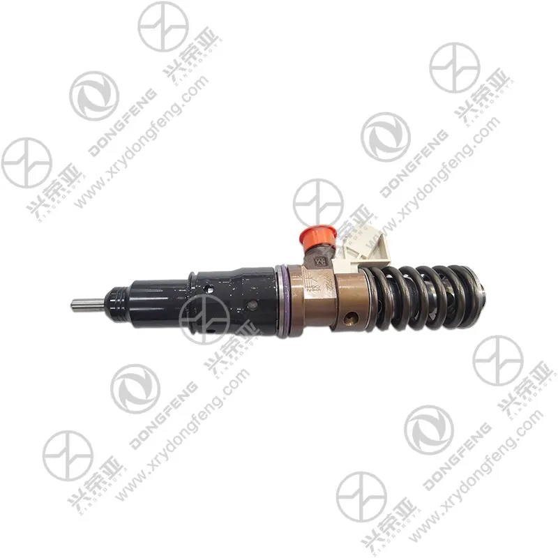 Bottom side view genuine fuel injector assembly 1112010‑E9300 for Dongfeng LoongGine DDi11 Engine heavy truck