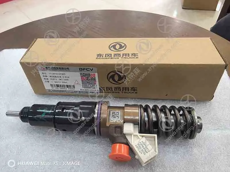 Genuine diesel fuel injector assembly 1112010‑E9300 for Dongfeng LoongGine DDi11 Engine with original packing box