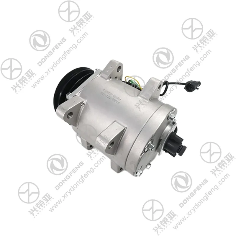 Oblique shooting of heavy‑duty truck AC compressor assembly 8104010‑C0120 for Dongfeng Kinland