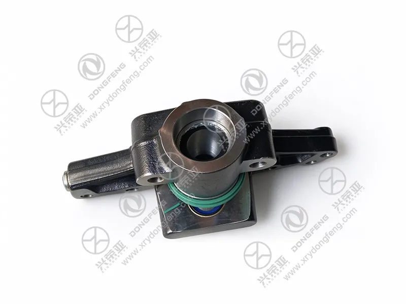 Top view of Left Steering Knuckle Assembly 3001015-H0300 for Dongfeng DANA AXLE