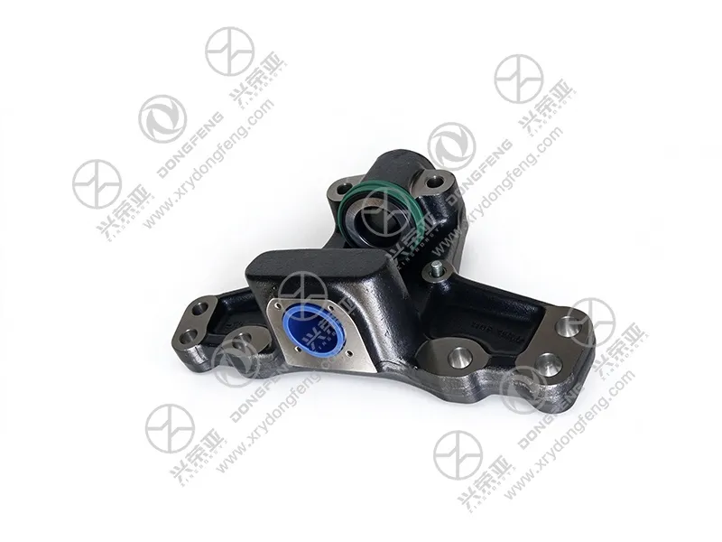 Side angle shot of 3001015-H0300 steering knuckle assembly with green oil seal ring