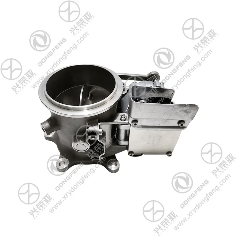 Multi-angle shot of exhaust throttle valve, Exhaust Throttle Valve C5580117 for Cummins Engine 