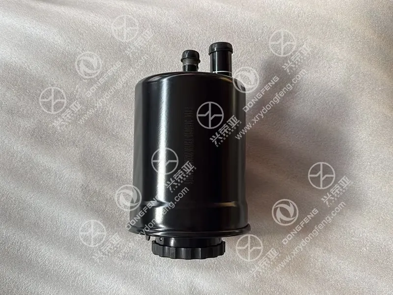 Product front view of power steering oil reservoir on packing cloth, 3410010-T37H0 for Dongfeng KL 